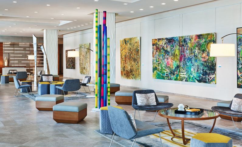 Image of Interior Lounge of Art Ovation Hotel