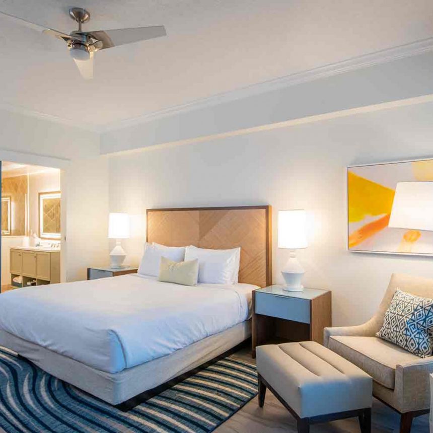 Image of a hotel room at Hawks Cay Resort