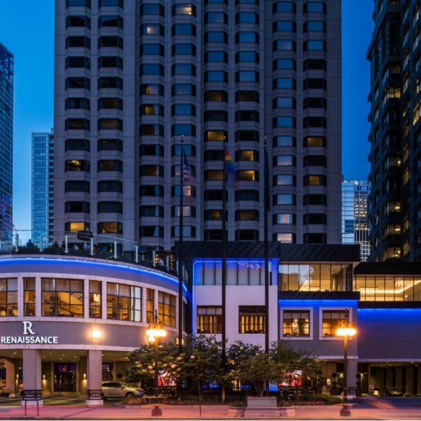 Image of the exterior of the Renaissance Hotel